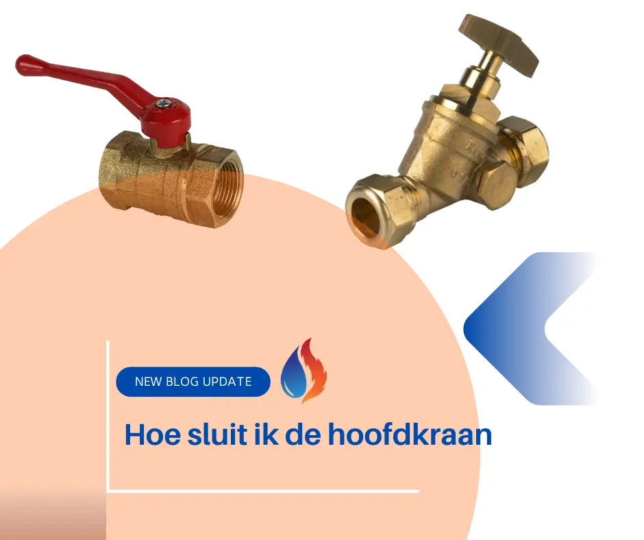 hoofd kraan afsluiten